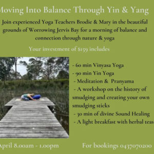 Moving Into Balance Through Yin & Yang